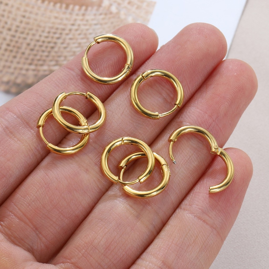 St. kunkka ต่างหูสแตนเลส 2 ชิ้นไม่ซีดจางสามารถใช้สําหรับเครื่องประดับ DIY