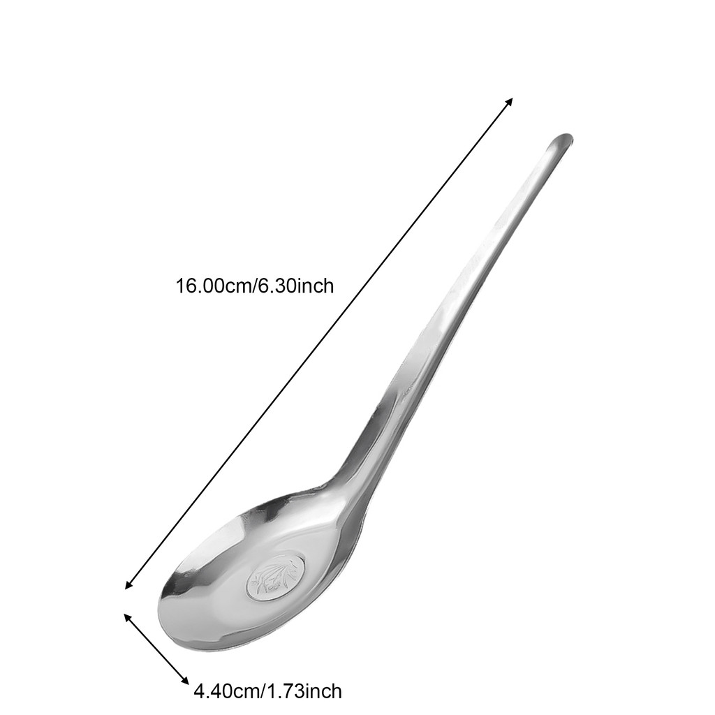 ชุดช้อนส้อมสแตนเลส-ช้อนซุป,ที่ตักชาและกาแฟ,ช้อนข้าวแบน-อาหารเย็นในครัวและอุปกรณ์ - รูปที่ 6