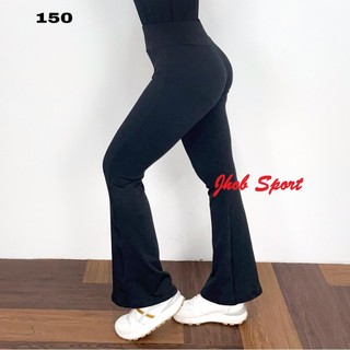 MBS Celana Legging Flare Legging Panjang Olahraga Yoga Sport Gym Celana Highwaist Yoga Flare Pants