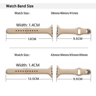 สายนาฬิกาซิลิโคนบางเฉียบ for Apple Watch Series 11 10 46 มม. 9 8 7 45 41 6 for IWatch Ultra/SE 3 2 49 มม. 40 มม. 42 มม.