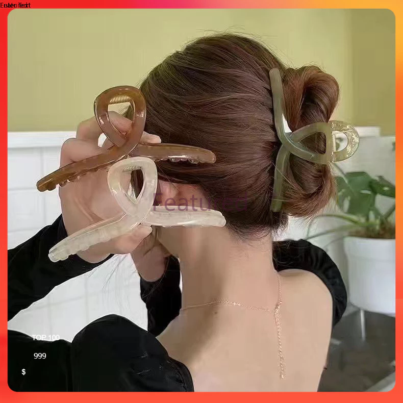 Featured กิ๊บติดผม แบบใส สไตล์เรโทร สําหรับติดผม เรียบง่ายและมีสไตล์ แฟชั่นทันสมัย