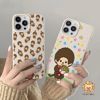 เคสสําหรับiphone 16 Pro Max มอนชิชิ น่ารัก15 14 XR 13 11 12 Pro Max 8 7 6 6S Plus X Xs Max Se 2020 13 12 11 เป็นมิตรกับสิ่งแวดล้อมDegradableฟางข้าวสาลี