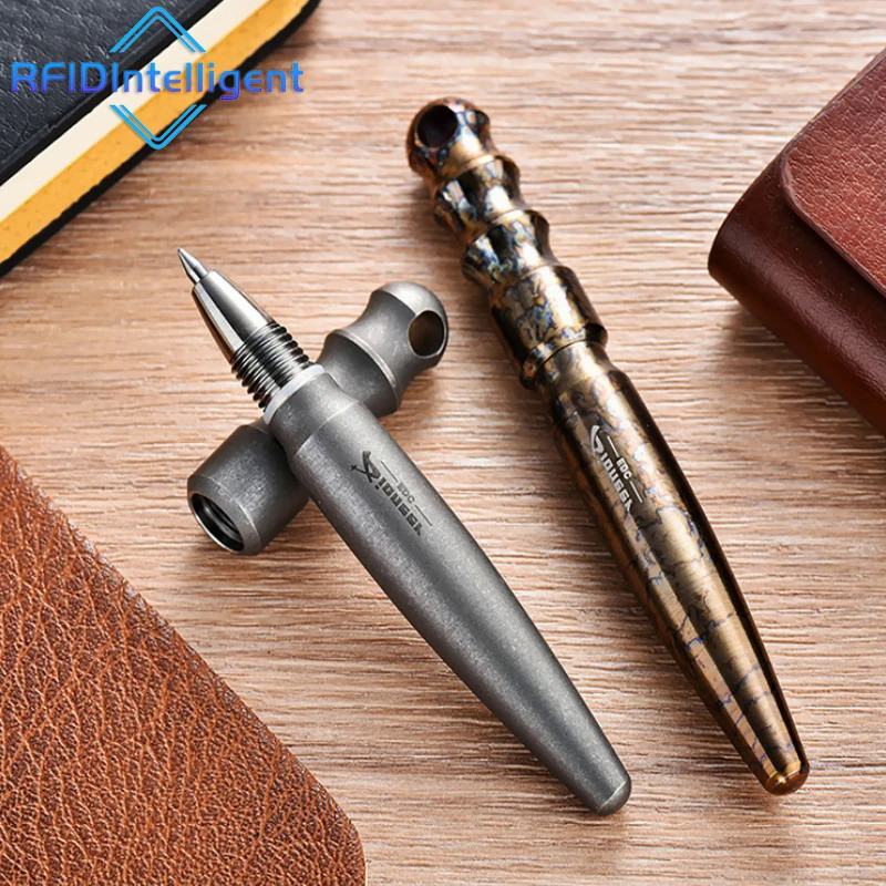 Portable Titanium Alloy Tactical Pen Multi Functional Self Defense Ballpoint Pen Emergency Window Br