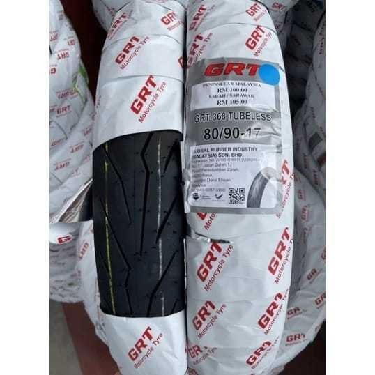 TUBELESS TAYAR GRT368 GRT 368 BUNGA ROSSO SPORT 70/90-17 80/90-17 90/80-17 120/70-17 PIRELLI