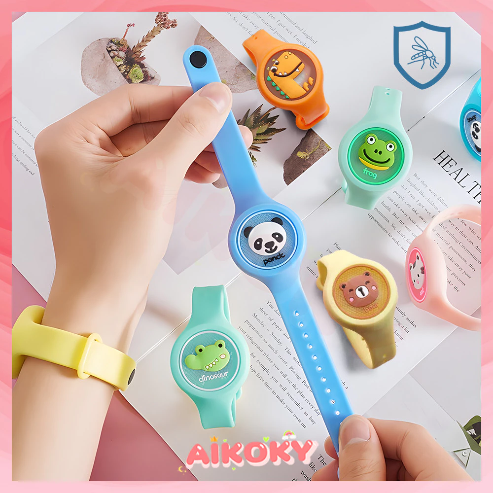 AIKOKY นาฬิกากันยุงเด็ก นาฬิกาเด็ก สามารถป้องกันยุงได้อย่างมีประสิทธิภาพ นาฬิกาเด้ก