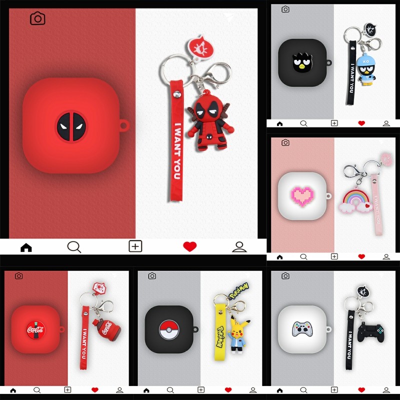 RE639 Redmi Buds 6 lite case  / 6 play / 6 Active  Silicone Protective Case Dust-proof Protective Ca