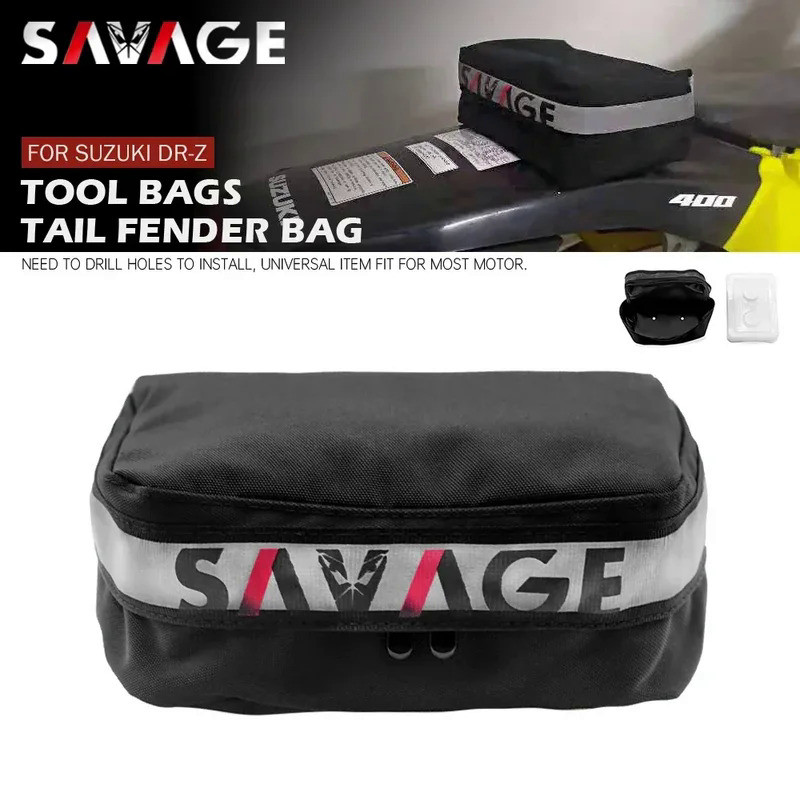 SV Tail Bags Tool Bag For SUZUKI DRZ400SM DRZ400S DRZ400E RM 85 250 RMZ 450 DR Motorcycle Rear Fende