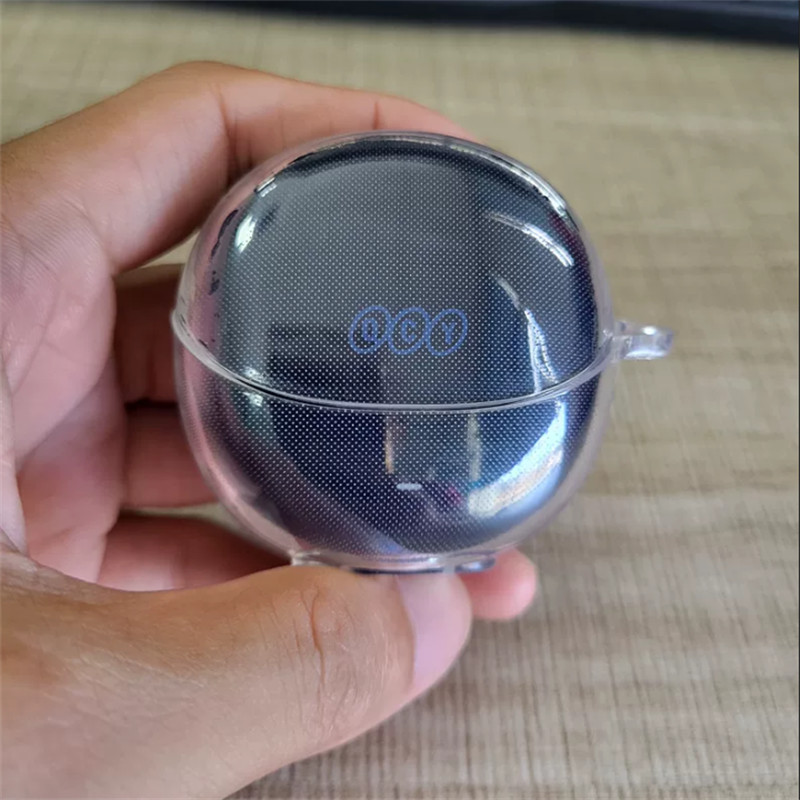For QCY AilyBuds Pro Case Clear Soft Case Cute QCY HT10 Shockproof Shell QCY AilyBuds Pro+ Protectiv