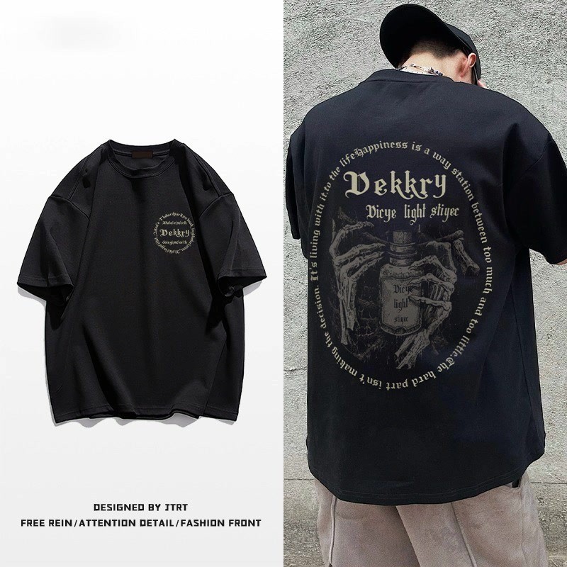 TOP “DEKKRY” เสื้อยืด เสื้อยืดวินเทจ สกรีนลาย เเขนสั้น คอกลม ส่งจากไทย S-4XL