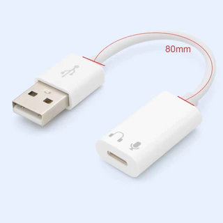 Ankndo USB To Light/ning สายหูฟังอะแดปเตอร์ IOS ตัวแปลงหูฟังแบบมีสาย
