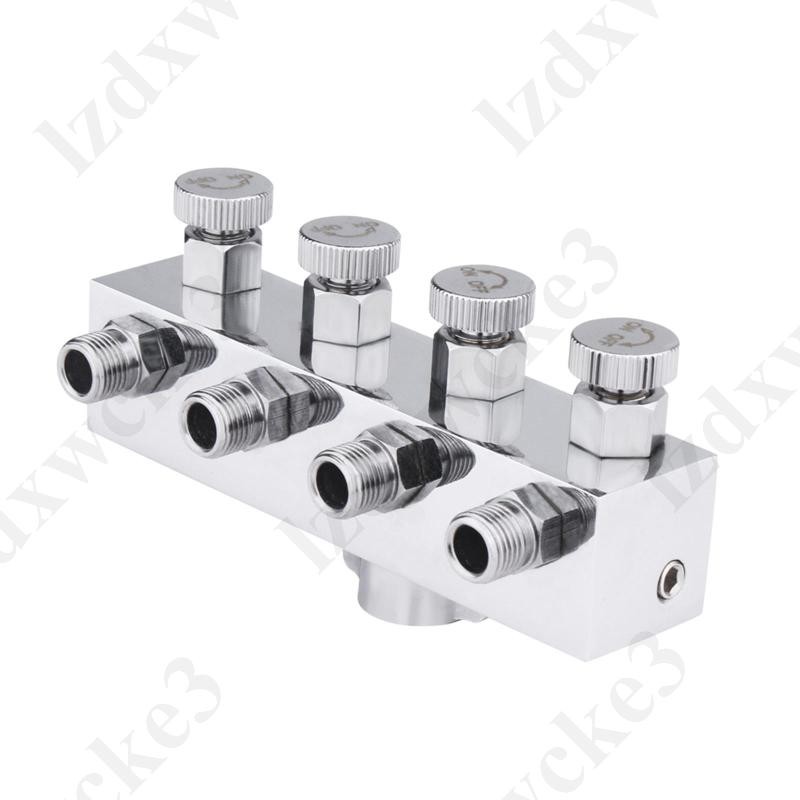 [Lzdxwcke3] Airbrush Adaptor Splitter Portable Air Outlet Airbrush Disconnect Connector 1