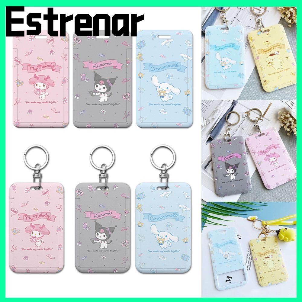Estrenar กระเป๋าใส่บัตรเครดิตผู้หญิงน่ารักผู้ชาย Badge Bank ID Holders