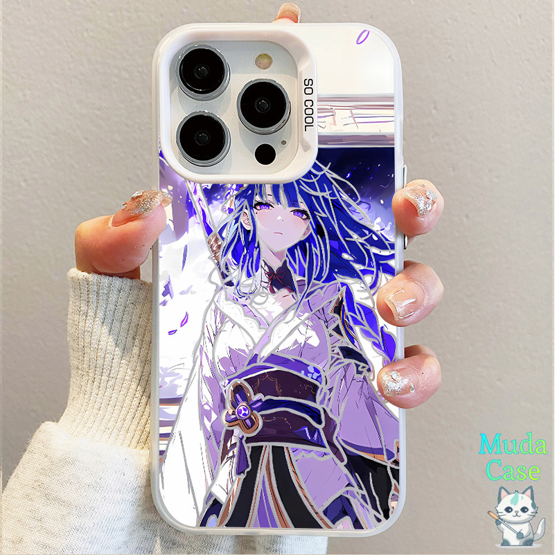 แฟชั่น เคสโทรศัพท์ Genshin impact Raiden Shogun Redmi A1 A2 9 10 12C 13C Redmi NOTE 8 9 10 11 12 13 PRO MI POCO C65 M65