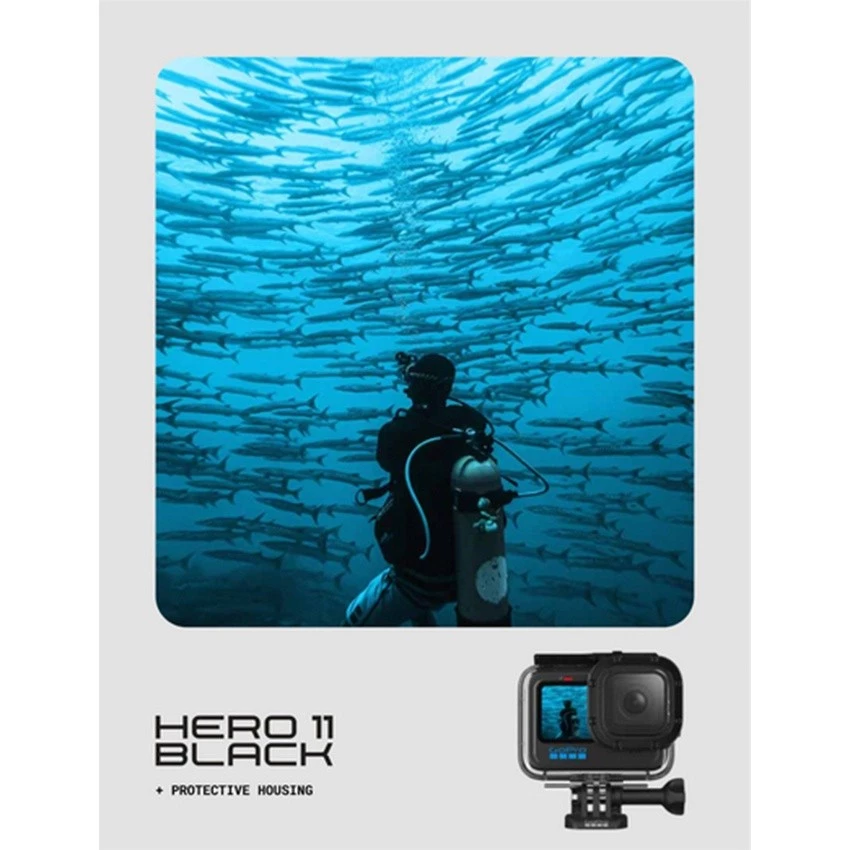 โกโปร กล้อง GOPRO สีดำ รุ่น HERO 11 GOPRO HERO 11 BLACK ความสามารถที่สมบูรณ์แบบ
ในทุกช่องทาง thumbnail 9