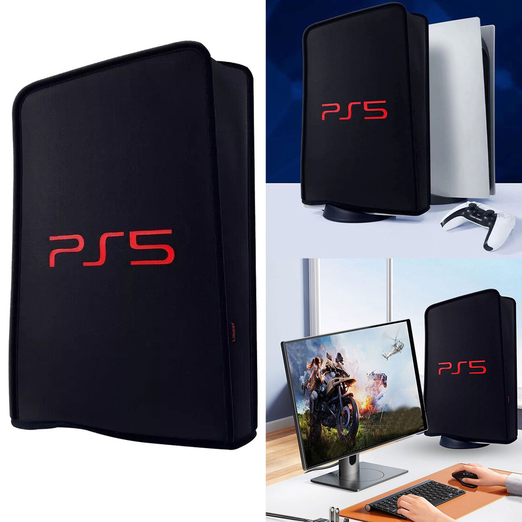 ใหม่ล่าสุดสําหรับ PS5 คอนโซลฝาครอบกันฝุ่นชุดกันฝุ่นยืดหยุ่นยามป้องกัน Dustprevent กระเป๋าแขน Tailored เกมอุปกรณ์เสริมกรณี