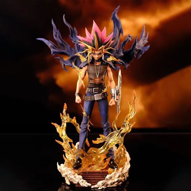 Deluxe Edition The Dark Side of Game King Aftershock Dimension-Dark Game Back Peripheral Anime Garage Kits Model Furnishing Articles
