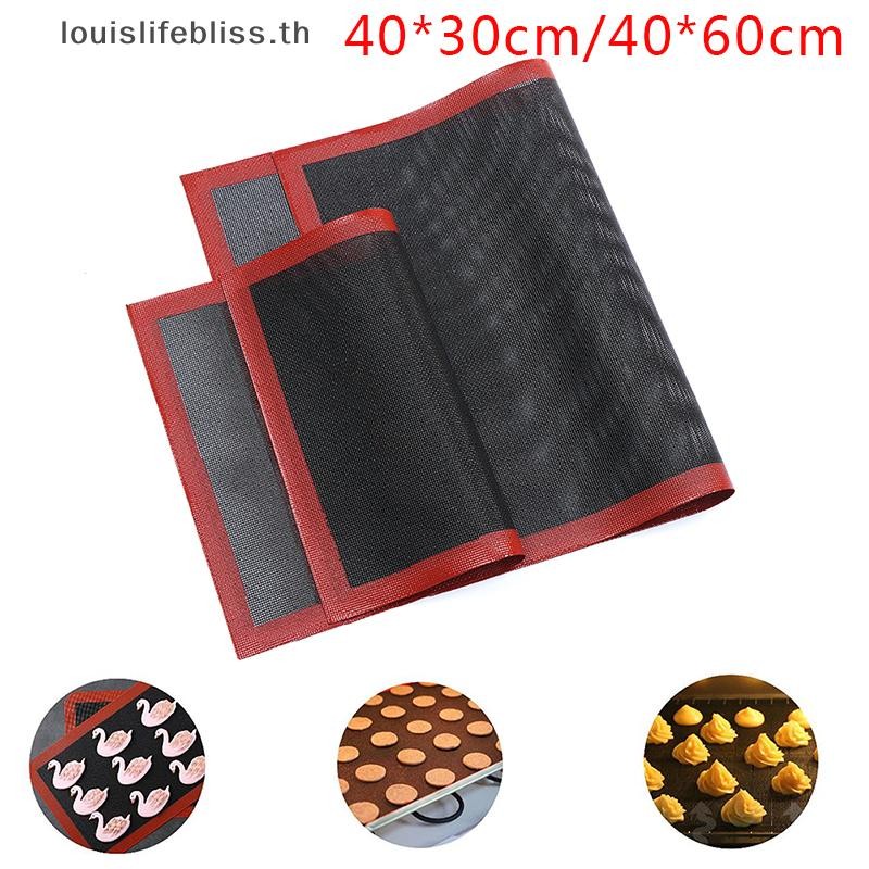 Louislifebliss 1 ชิ้นแผ่นอบซิลิโคนแผ่นรองเตาอบแผ่นรองเค้กที่นํากลับมาใช้ใหม่ได้เครื่องมือ
 ใหม่ ใหม่