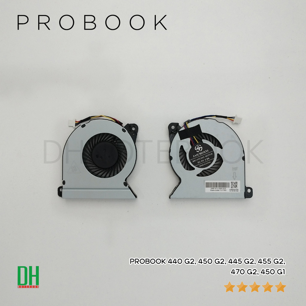 พัดลมระบายความร้อนโน๊ตบุ๊ค HP PROBOOK 440 G2, 450 G2, 445 G2, 455 G2, 470 G2, 450 G1  4 pin 5V 0.5A