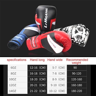 【COD】 มี 6oz, 8oz, 10oz, 12oz ให้เลือก นวมชกมวยมืออาชีพ นวมชกมวย นวมชกมวยผู้ใหญ่ Kick Boxing Glove นวมมวยไทย