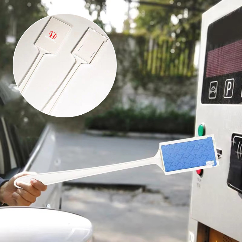 [📣พร้อมส่ง] 34cm Toll Card Stick with Honda Logo ที่เก็บบัตรจอดรถ แบบไม่สัมผัส พร้อมที่เก็บบัตร (TnG