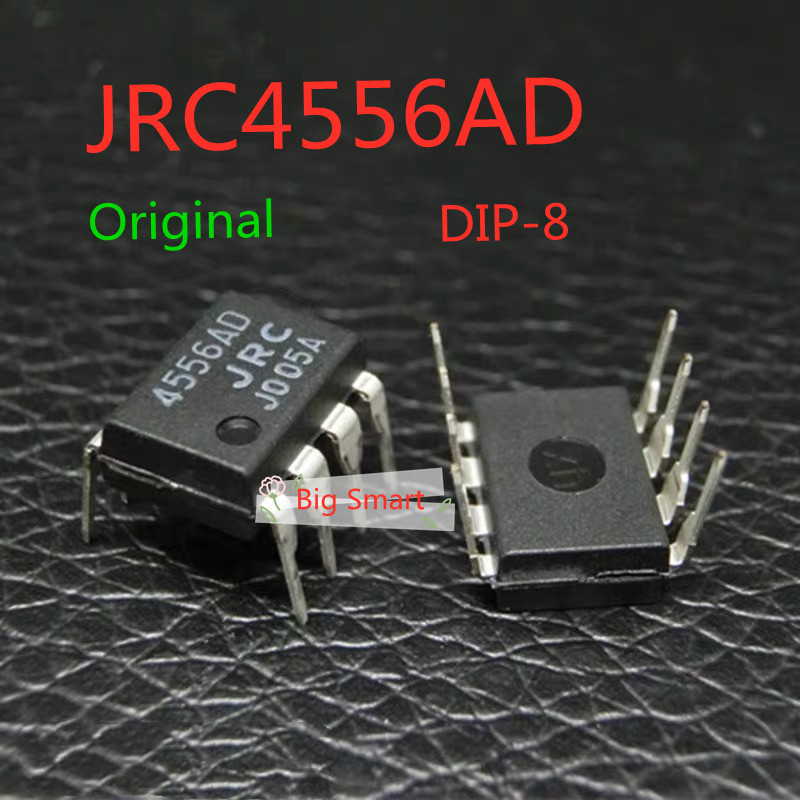 2pcs 10pcs Original JRC4556AD DIP-8 NJM4556AD 4556AD Dual channel High Current Operational Amplifier