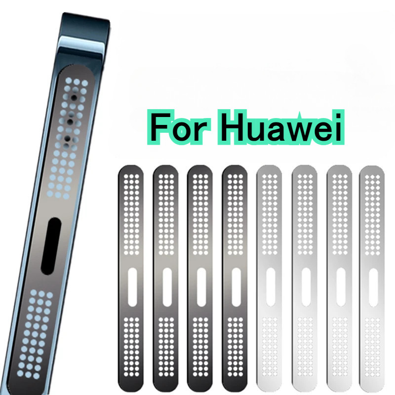 Huawei Y6Pro Y7Pro Y7Prime 1-2 ชิ้น 9H โลหะโทรศัพท์ฮอร์นกันฝุ่นสุทธิสติกเกอร์สําหรับ Huawei Y7 Y6 Pr