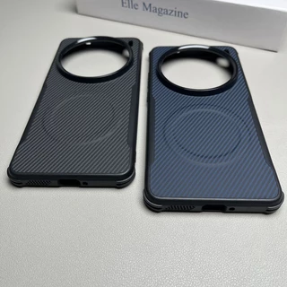 เคสโทรศัพท์ลายคาร์บอนไฟเบอร์ แบบถุงลมป้องกันกระแทก มีแม่เหล็ก สำหรับ Vivo X300 Pro X200 Pro X200 Ultra iQOO 13 12 Pro Neo 10 X100 เคสแข็งครอบเต็มตัว