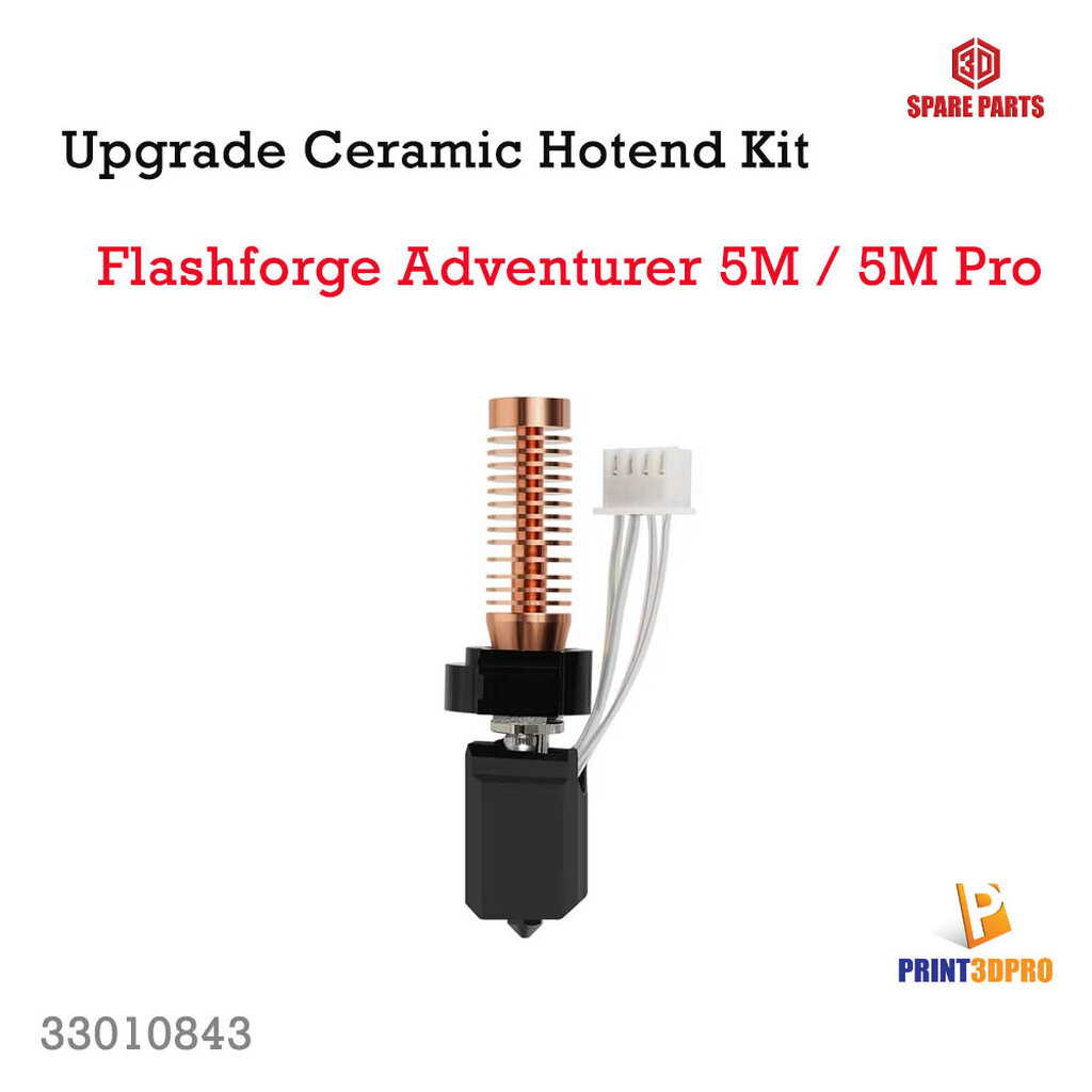 3D Printer Part Flashforge adventurer 5M , 5M Pro Ceramic Hotend Kit