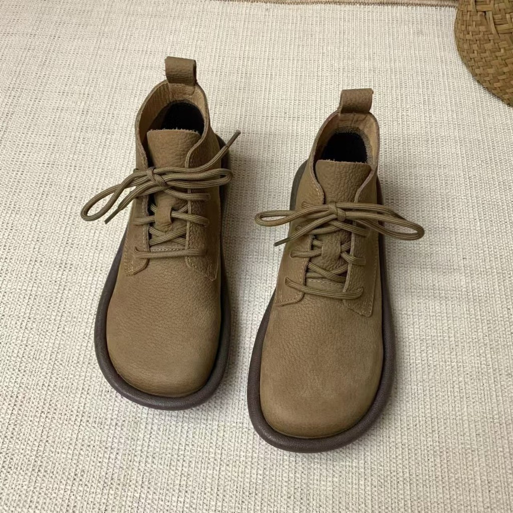 ฤดูใบไม้ร่วงฤดูหนาวสไตล์ใหม่ Soft-Soled Anti-Slip รองเท้าแม่ High-Top น้ําหนักเบา Casual แฟชั่น Martin Boot