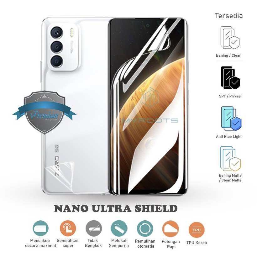 Premium Anti-Scratch Hydrogel Ultra Shield Infinix Zero X Pro - Zero 30 - Zero 20 - Zero 8 Film Scre