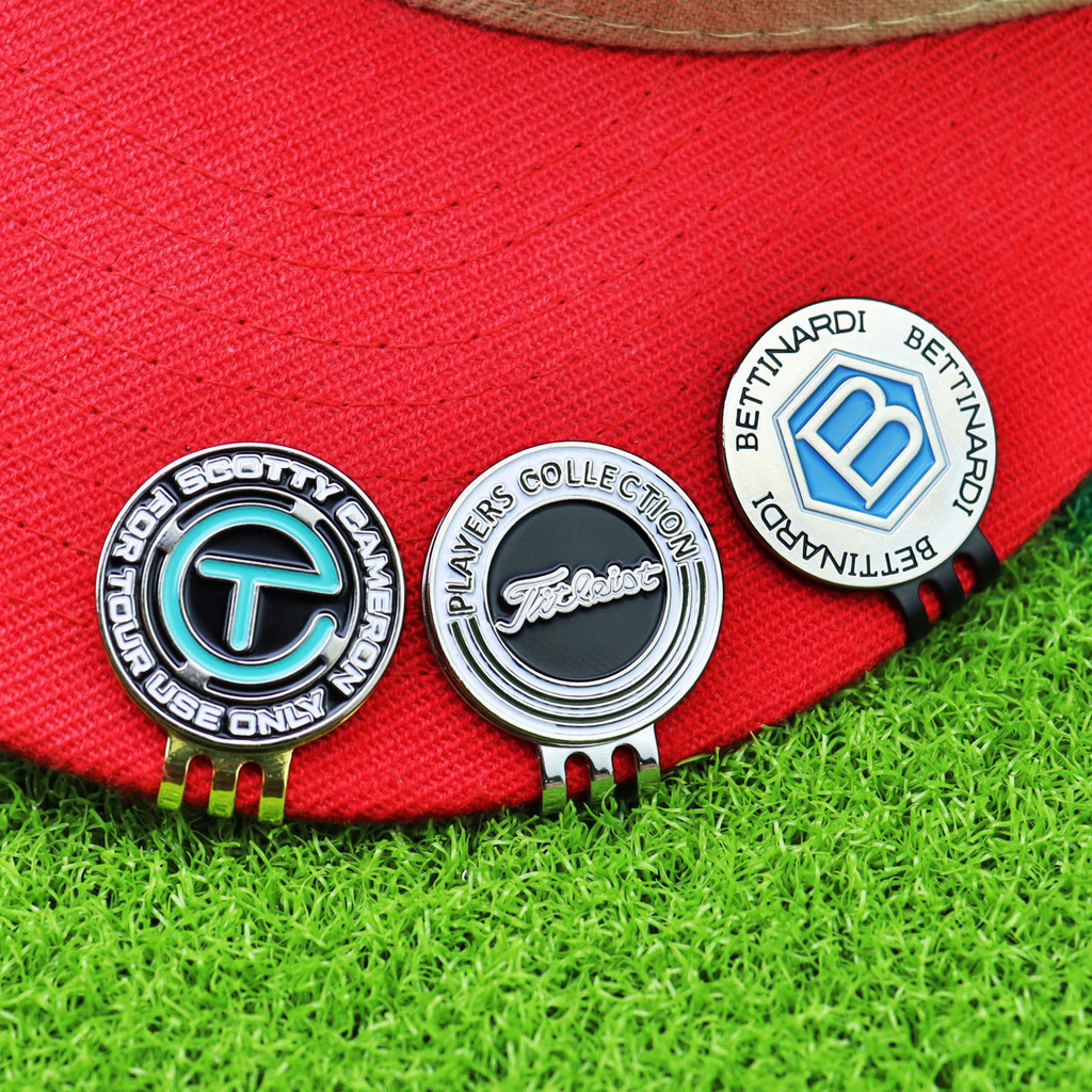 Golf Ball Marker Hat Clip Metal Hat Clip Brooch / Ball Marker Marker WCIL