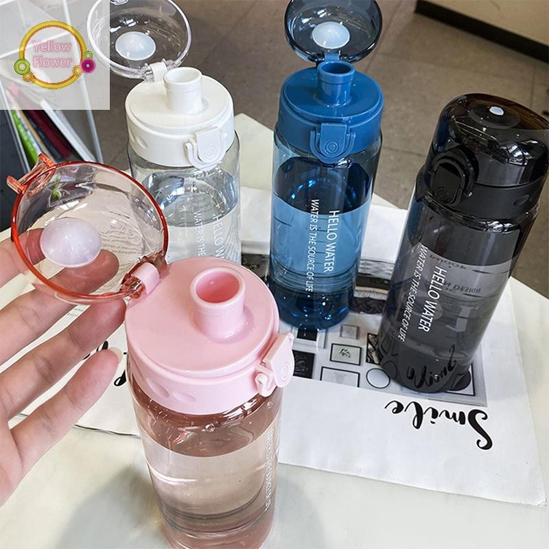 Yellowflower 780ml ขวดน้ําแบบพกพาสําหรับดื่มชาแก้วกีฬากลางแจ้ง Camping Supplies TH