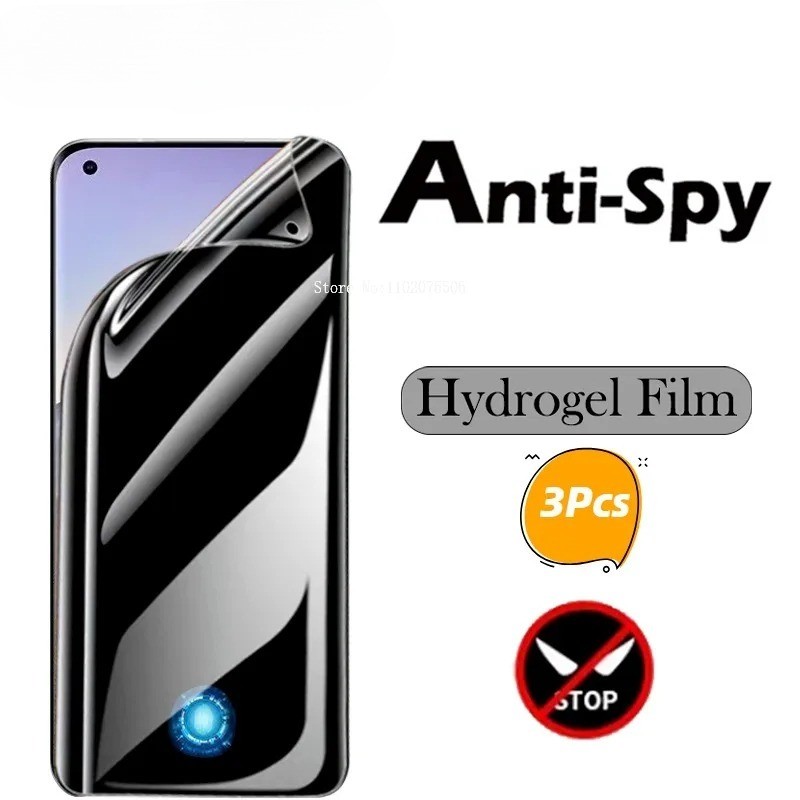 3pcs Anti Spy ความเป็นส่วนตัว HD Hydrogel ฟิล์มสําหรับ Oukitel WP52 WP50 WP39 WP38 WP36 WP35 WP33 WP