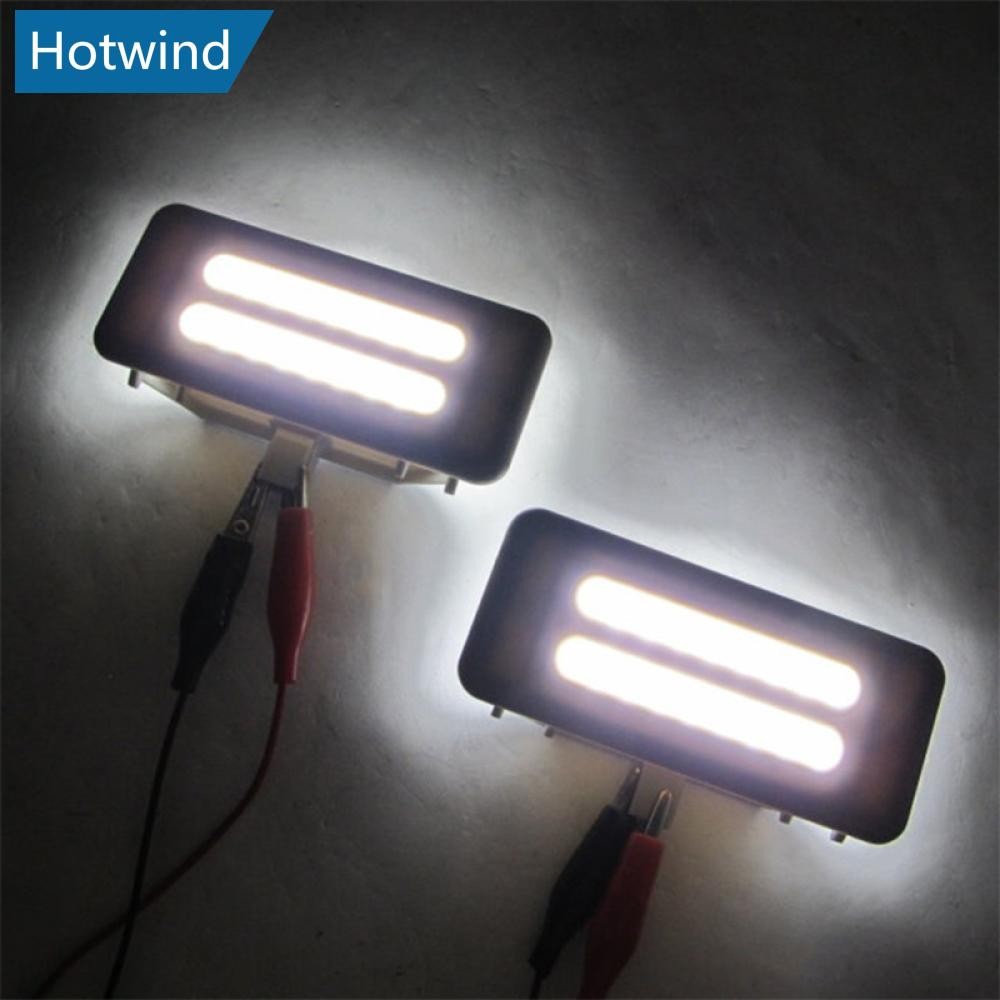 Hw 1PC รถ LED ภายใน Sun Visor Vanity กระจกโคมไฟอ่านหนังสือสําหรับ BMW X5 E70 X3 F25 E90 E91 E92 E60 