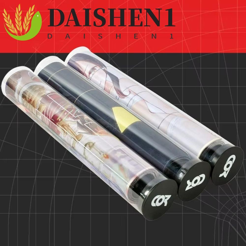 DAISHEN1 เกม Pad Canister, โปร่งใสป้องกันกรณี Gaming Mat Storge Tube, กล่องเก็บการ์ดน้ําหนักเบากระบอก GameMat Protecter Playmat ราคา ถูกที่สุด ดีลบีเคเค