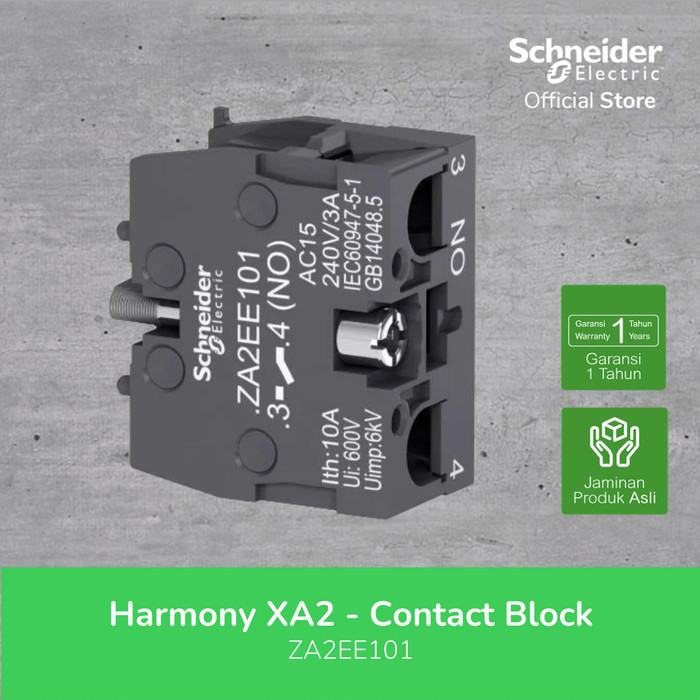 Schneider Electric Contact Block 1NO - ZA2EE101
