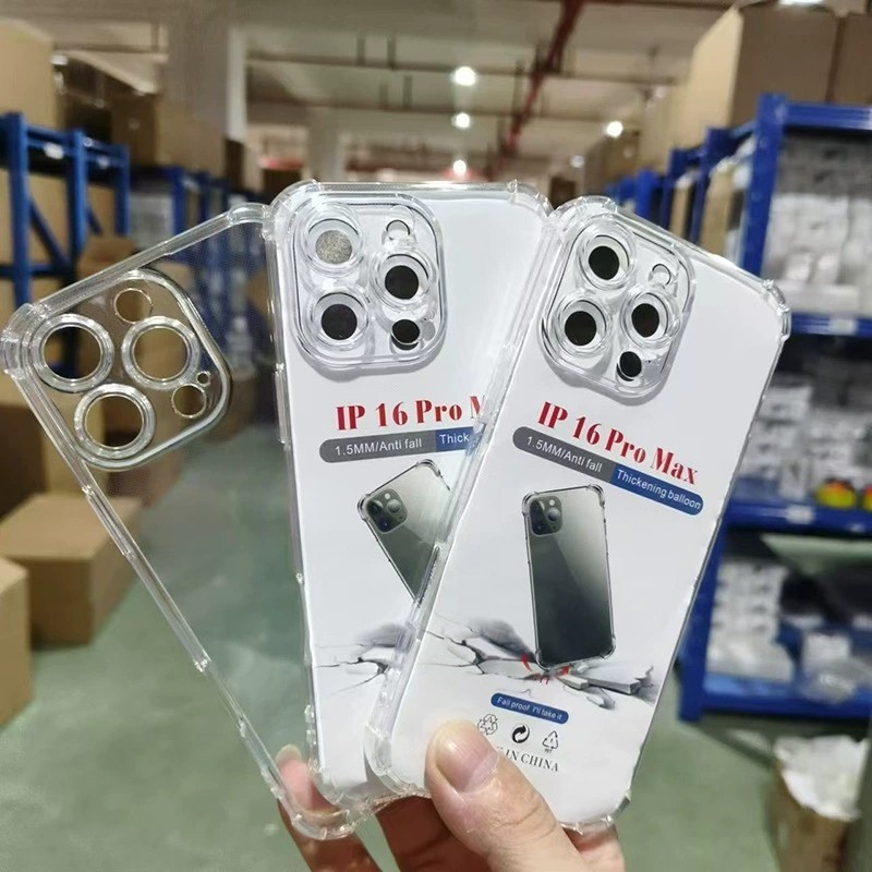 ถุงลมนิรภัยสําหรับ iPhone 16e 16 11 12 13 14 15 pro max/Mini 14 15 16 Plus i11 i12 i13 i14 i15 i16 p