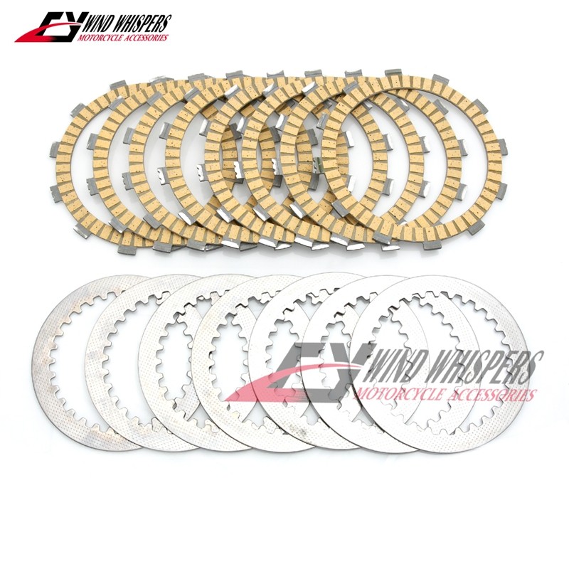 แผ่นคลัทช์แรงเสียดทานแผ่นเหล็กสําหรับ Yamaha Virago XV700C XV920 XV1000 BT1100 Bulldog XV1100 Drag S