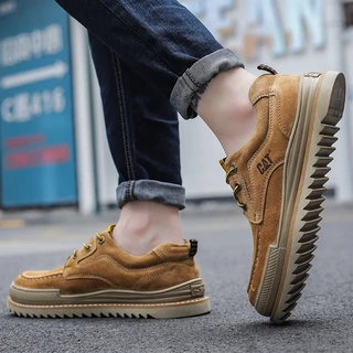 รองเท้าผู้ชาย Caterpillar Outdoors Low-Top รองเท้าผู้ชายเครื่องมือ Casual CAT รองเท้า