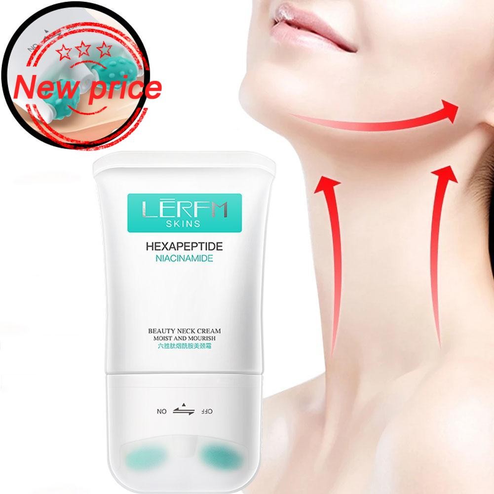 Hexapeptide Niacinamide Neck Cream Elasticity Double Cream Care Neck Fades Roller Skin Lines D8n6