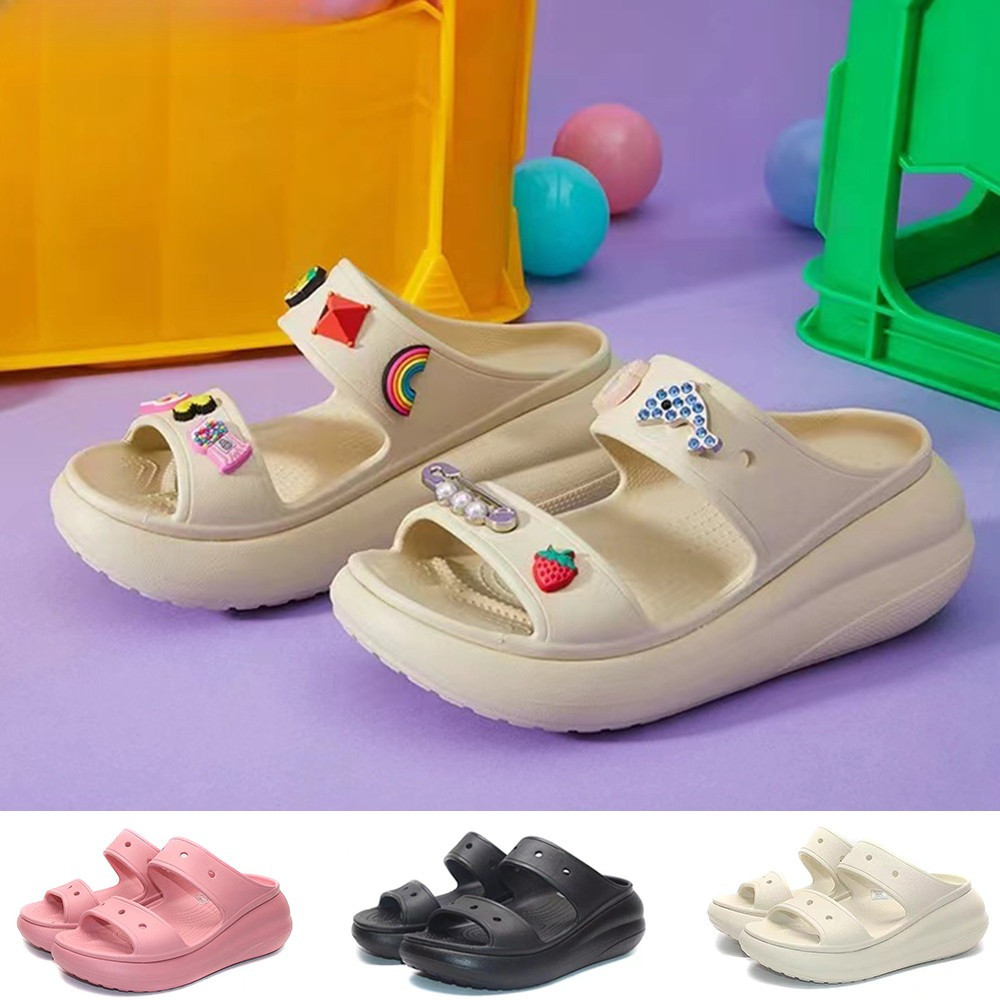 Classic Bae Clog / รองเท้าแตะผู้หญิง / Crocs classic Bae Clog 5cm สบาย