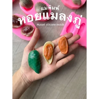 รวมแม่พิมพ์ เปลือกหอย หอยแครง ปลาดาว เหมือนจริงคมชัดทุกแบบ