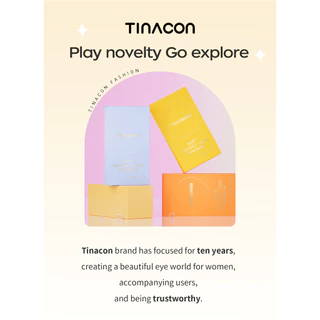TINACON 1คู่DIA14.2-14.5มม.คอนแทคเลนส์สีฟ้าใช้สําหรับ6เดือนตาโตเกรด(0.0~ 8.0)