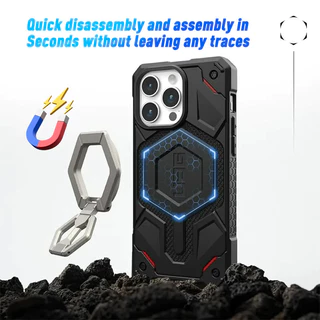 ขาตั้งแหวนแม่เหล็ก UAG MAGNETIC RING STAND 360 หมุนขาตั้งแบบปรับได้สําหรับ แหวนโลหะแบบถอดได้ ขาตั้งโทรศัพท์