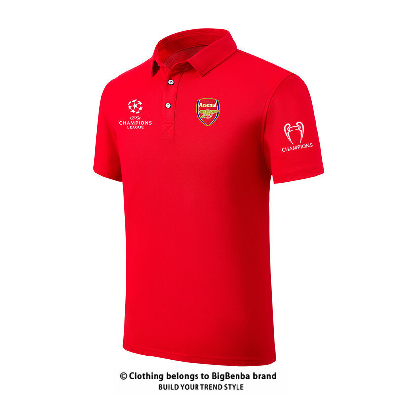 European Championship Arsenal Harvard Training Kit Ericson เสื้อโปโลแขนสั้น เสื้อยืดคอปก แฟชั่นฤดูร้