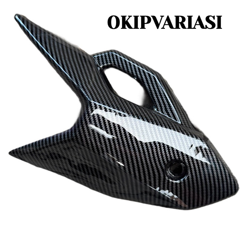 ADV 150 ฝาครอบ EXHAUST / ADV 160 CARBON ORIGINAL MODEL / ADV ครอบท่อไอเสียคาร์บอน BODYMOTOR9
