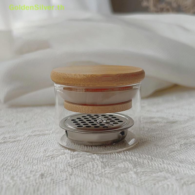 GoldenSilver แก้วคริสตัล Liquid Wash ปากกาเล็บถ้วย Liquid Crystal ถ้วยเล็บเครื่องมือพร้อมฝาปิดตาข่ายสแตนเลส TH - รูปที่ 5