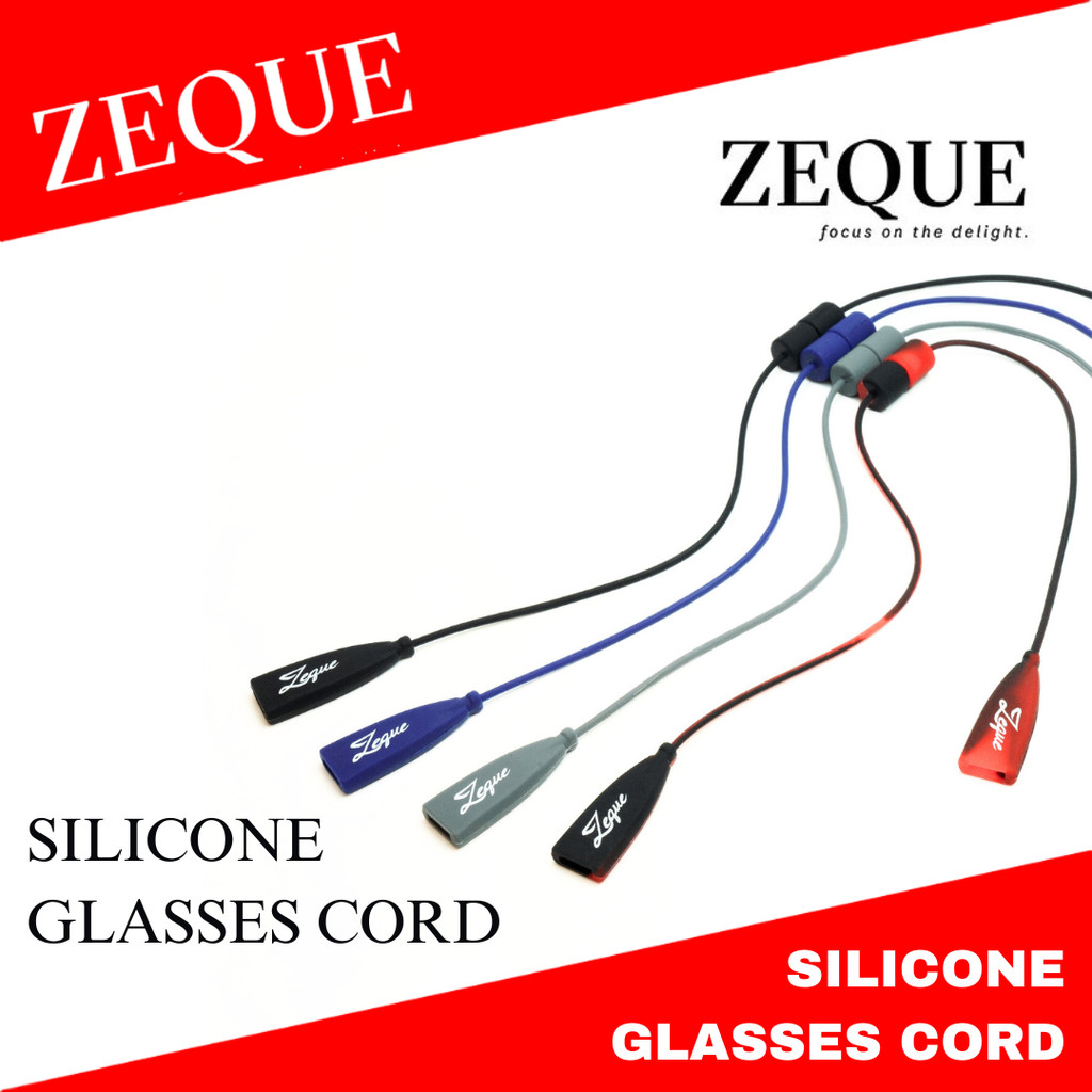 สายแว่นตาซิลิโคน Zeque