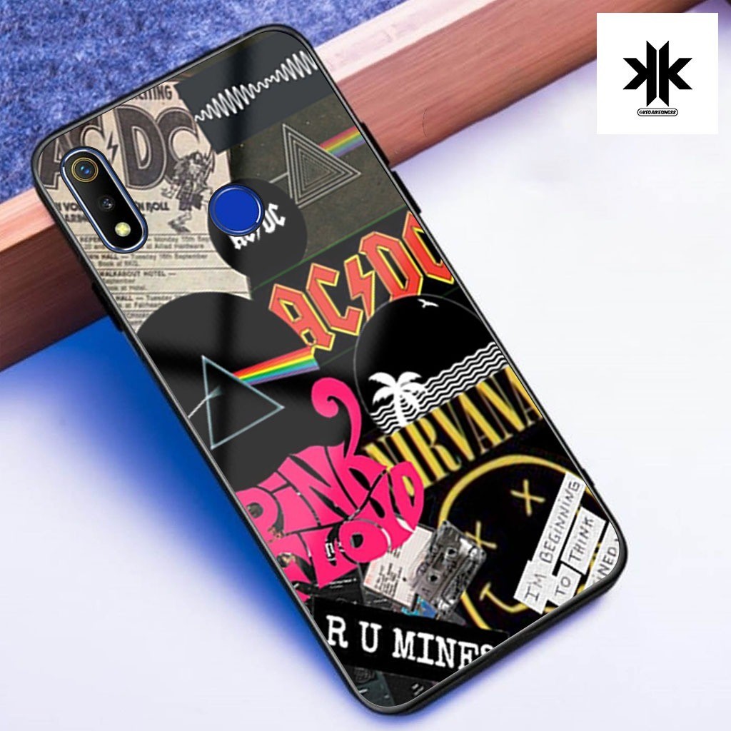 Skincase KK02 Softcase Glitter สําหรับ REALME 3 / 3 PRO กรณีพรีเมี่ยมกล้อง Protector Softcase แก้ว K