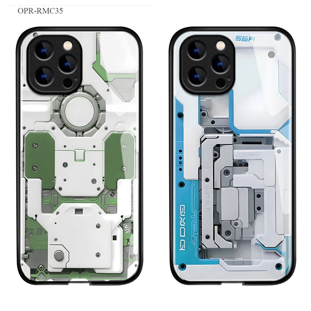 Realme 8 7 C35 C2 Pro 5G เคสเรียวมี Hard Glass Case